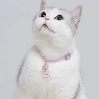 kitten cat accessories cats products for pets cat collar cute polka dot pet cat collar with bell cat harness small dog collar