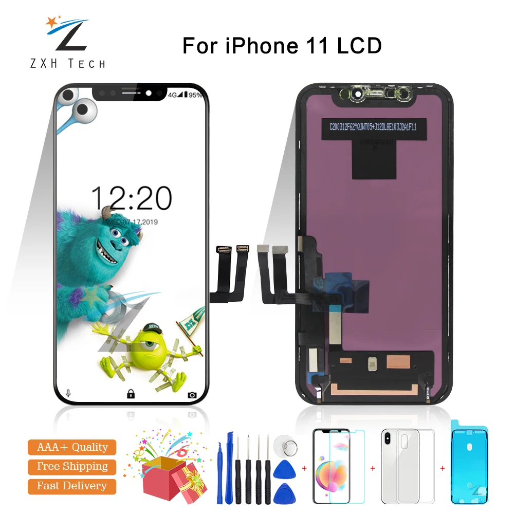 Высококачественный ЖК дисплей для iPhone 11 Pro Max OLED Retina с 3D сенсорным экраном