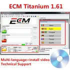 Программное обеспечение ECM Titanium V1.61 с 26100 драйверами ECU многоязычный с 18259 + драйверами с установкой видео поддержка удаленной установки