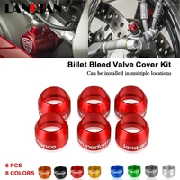 motorcycle universal caliper master cylinder billet bleed valve cover kit for ducati hypermotard multistrada 950 s sp 620 1000