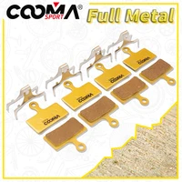 bicycle disc brake pads for shimano m9000 m8000 deore xt m785 slx m666 m675 m615 fit g04s g02a j04c j02a 4 pairs gold
