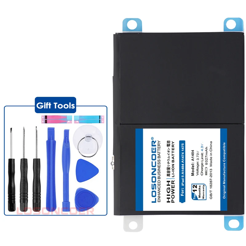 A1484 9327 мАч батарея для iPad 5 Air iPad5 A1474 A1475 A1484 Замена Bateria литий-полимерный планшет батарея+ быстрое поступление