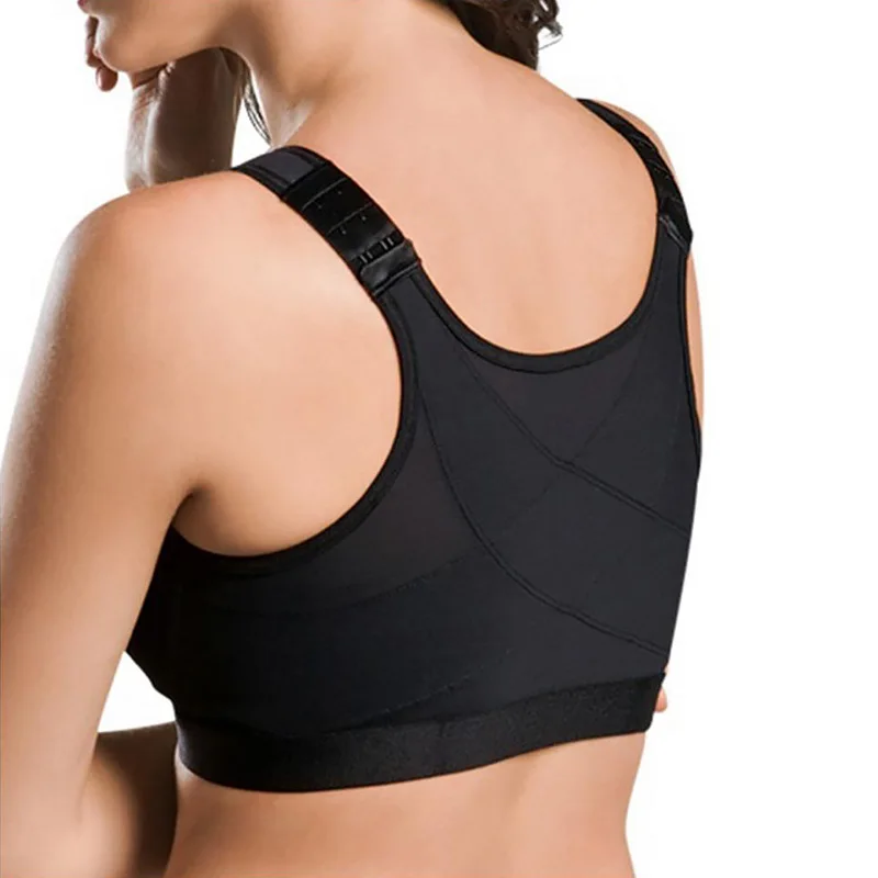 Женский Воздухопроницаемый спортивный бюстгальтер с перекрестной спинкой