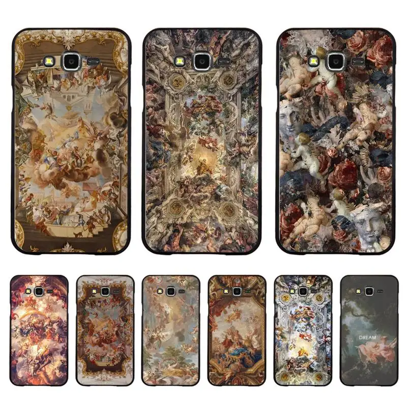 

Palace of versailles The Creation of Adam David Art Phone Case For Samsung Galaxy J4plus J6 J5 J72016 J7prime for J7Core J6plus