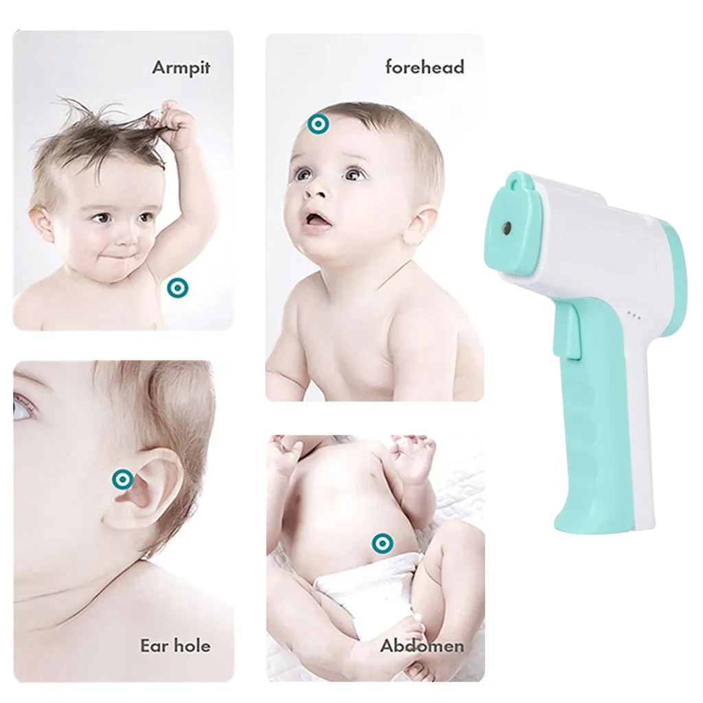 Бесконтактный термометр для тела цифровой инфракрасный лба портативный триммер