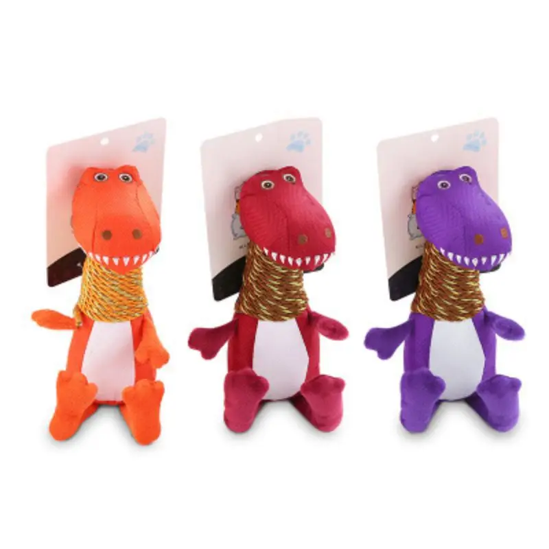 

Pet Toys Chew Squeak Toys for dog Dinosaur Doll Interactive Toy Plush Puppy Deer For Dogs Cats Chew Squeaking Toy Pet Product