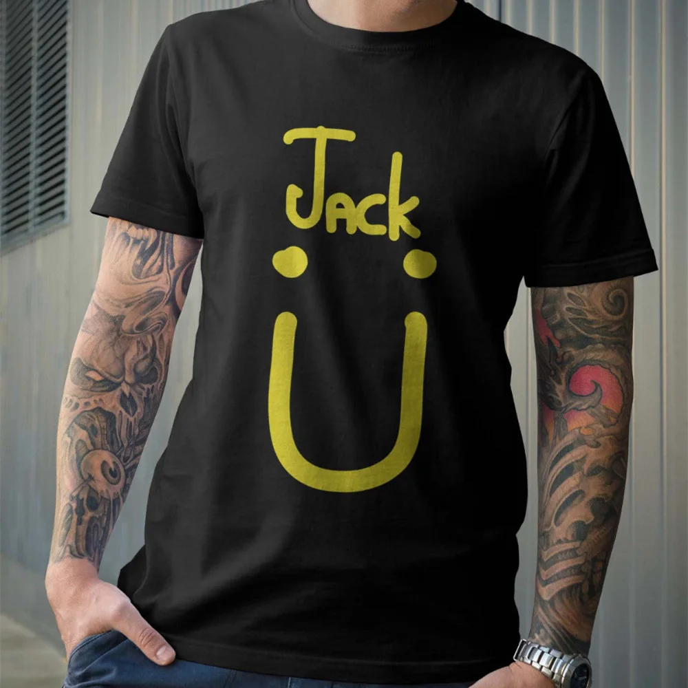 Футболка с музыкальным логотипом Jack U Dj Skrillex черная футболка унисекс со змеиным