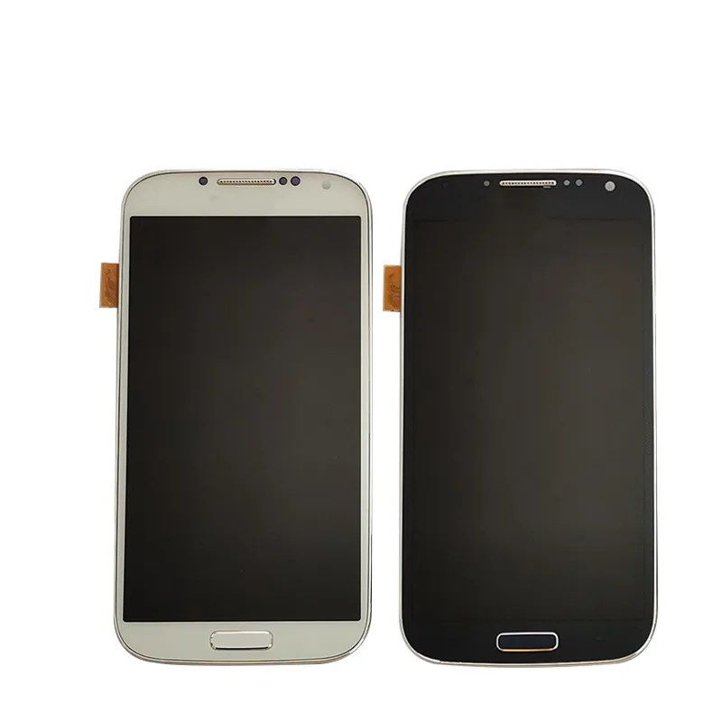 100% протестированный ЖК дисплей для Samsung Galaxy S4 с рамкой i9500 i9505 i9506 сменный
