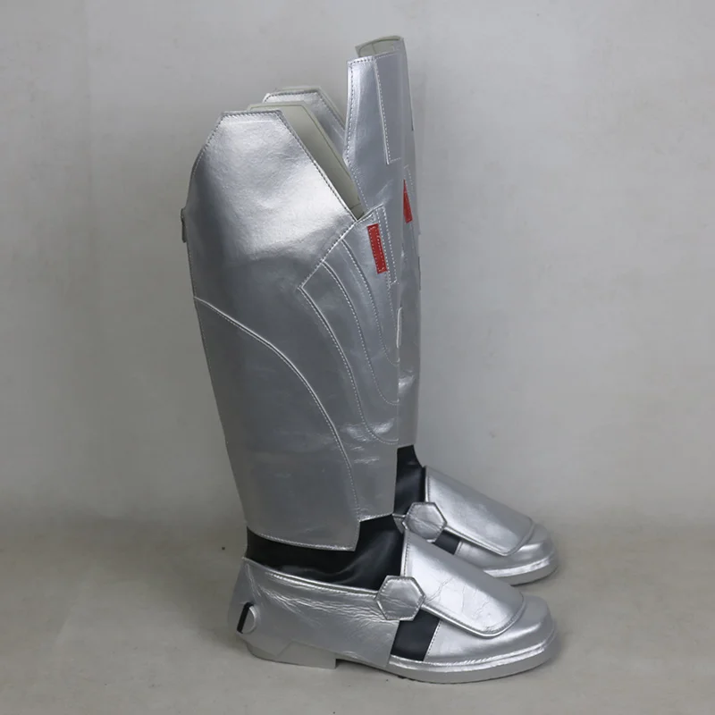 Горячая Распродажа игры OW Reaper Cos серебряные Ботинки стильные Косплэй обувь