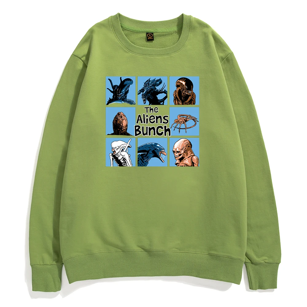 

Свитшот мужской с принтом "инопланетянин", хлопковая свободная одежда в стиле Харадзюку, худи в стиле хип-хоп, винтажный свитшот с круглым вы...