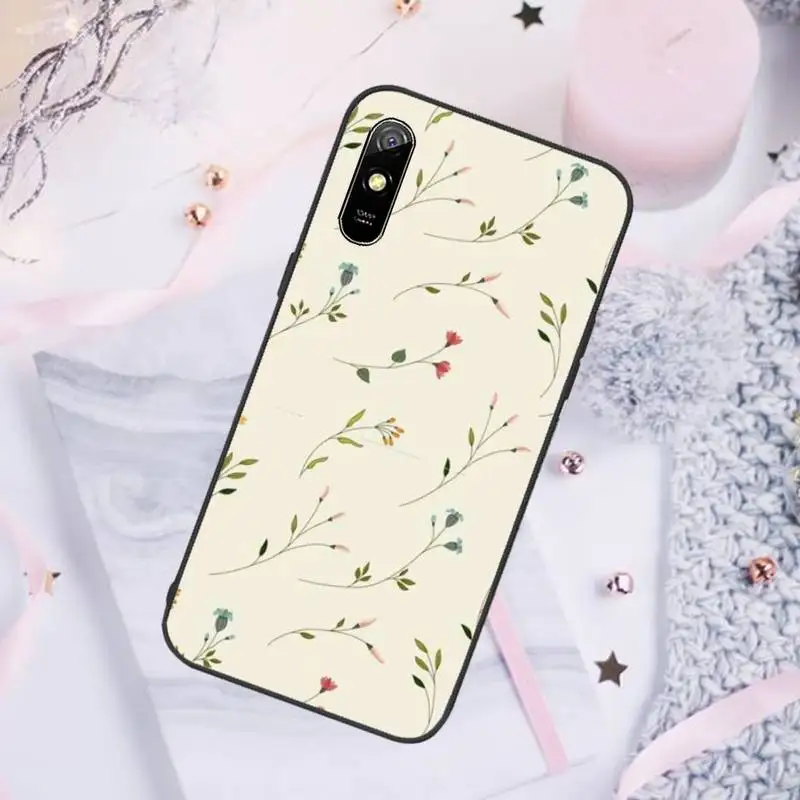 

Dried flowers Phone Case For Xiaomi Redmi note 7 8 9 pro 8T 9A 9S Mi Note 10 Lite pro