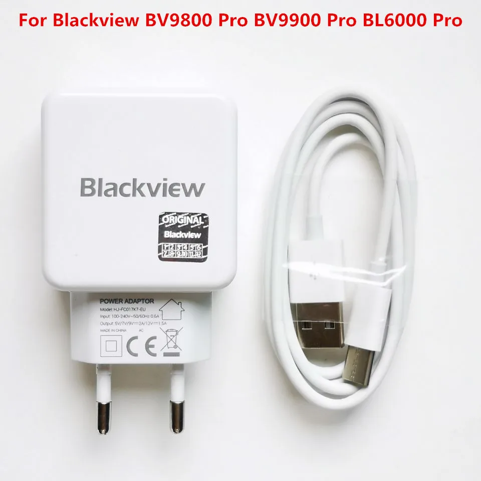 Оригинальный адаптер переменного тока Blackview BV9800 Pro BV9900 BL6000 быстрое зарядное