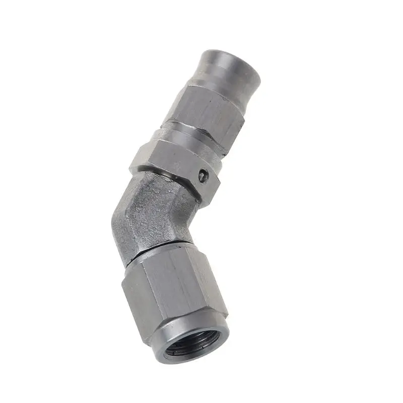 

AN -3 AN3 JIC 45 Degree Stainless Steel PTFE Custom Brake Hose Fitting E7CA