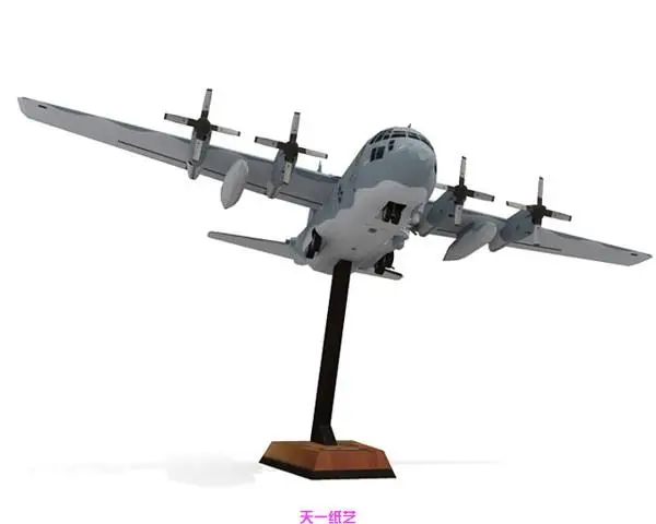Модель военного пазла AC130 модель из бумаги с изображением призрака авиатора