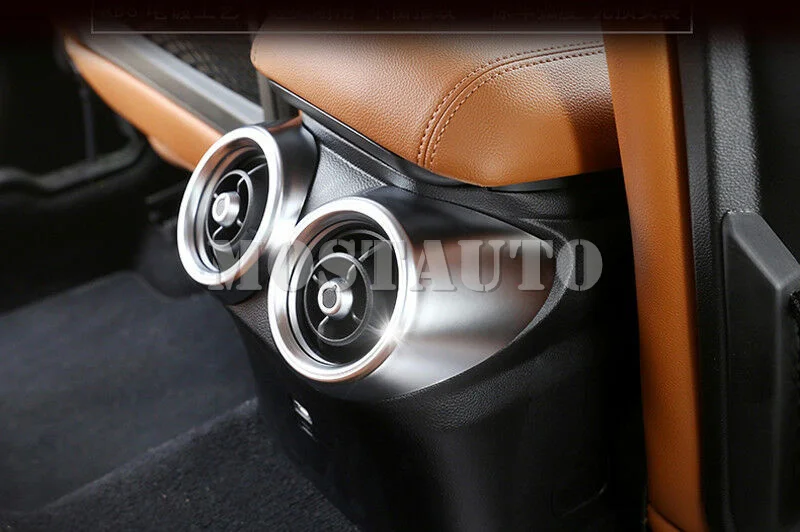 Накладки на вентиляционное отверстие заднего ряда из АБС пластика для Alfa Romeo Giulia