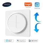 Умный регулятор яркости Yagusmart Tuya Smart Life, Wi-Fi, голосовое управление через приложение EU Alexa Google Home, сенсорный таймер, переключатели памяти