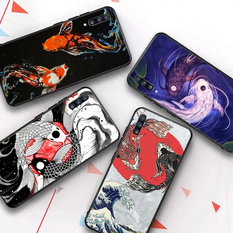 

Koi Fish Anime Manga Goldfish Phone Case for Samsung Galaxy A 51 30s a71 Soft for A 21s 70 10 A 30