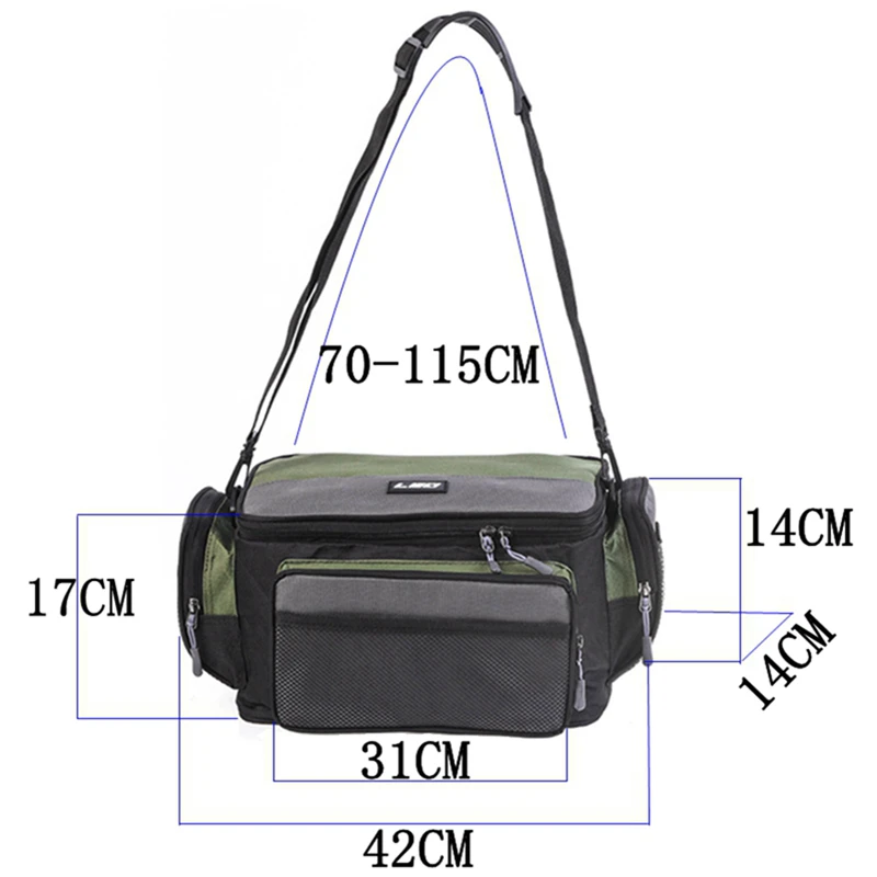 Сумка для рыболовных снастей многофункциональная из ткани Оксфорд | Спорт и