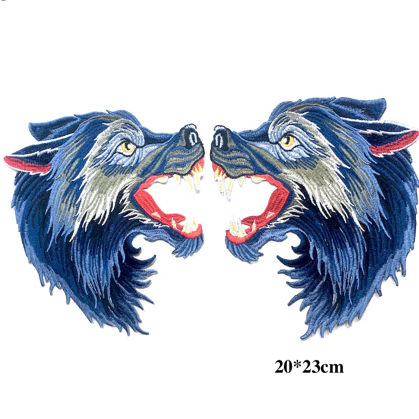 1 пара носков с изображением замечательного волка железа на патчи/животных