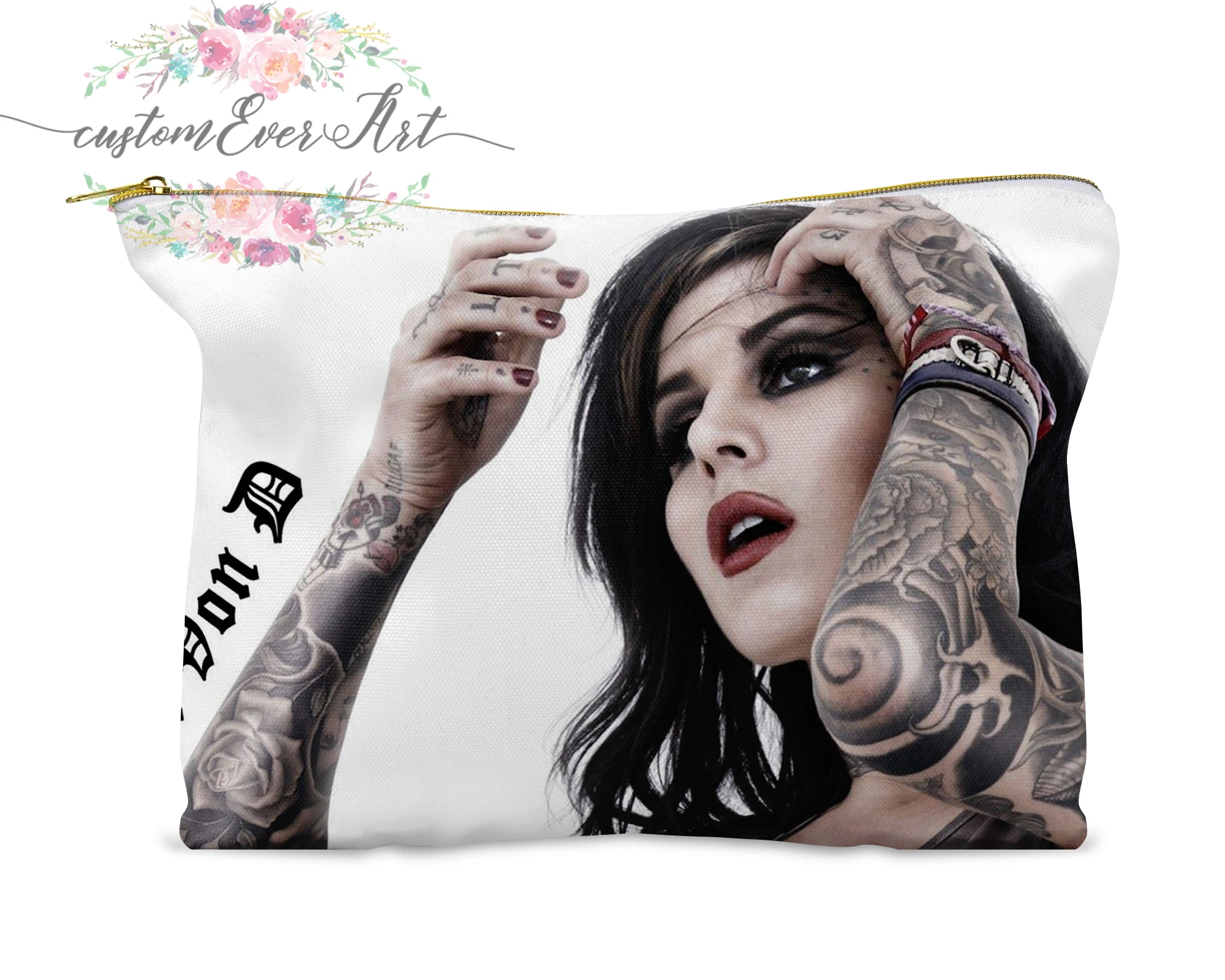 Kat Von D косметичка персонализированная маленькая забавный органайзер для макияжа