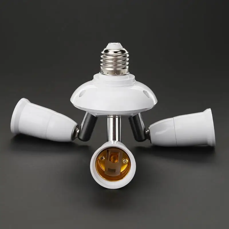 

Adjustable E27 Splitter 3/4/5 Heads Lamp Base Adapter Bulb Holder Socket LED Bulb Converter Socket Splitter Lighting Accessories