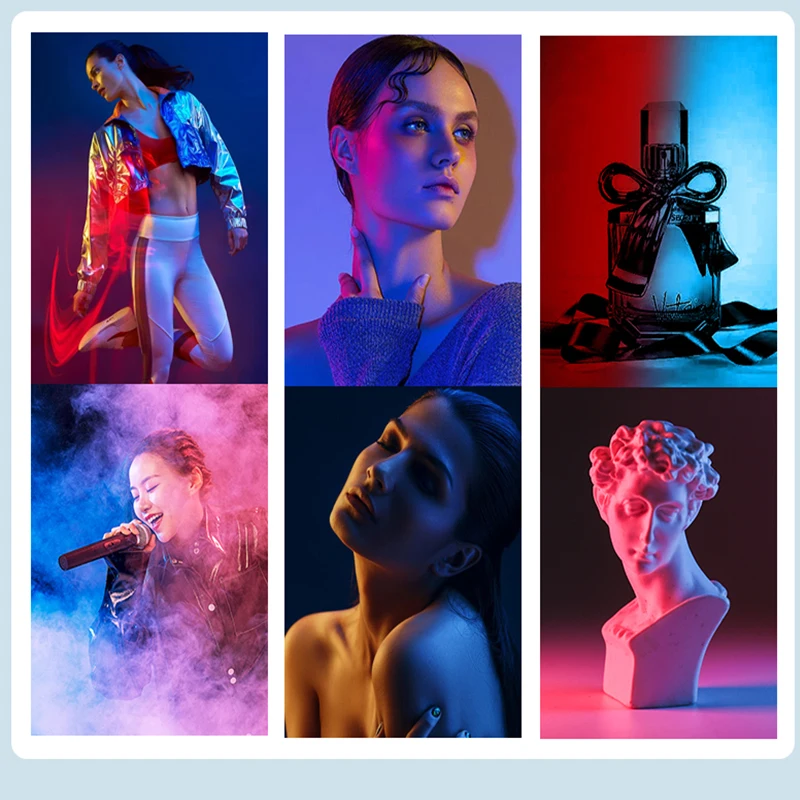 Портативный светодиодный светильник PD36 3000K-6500K RGB CRI95 + Ice Stick в форме стержня для
