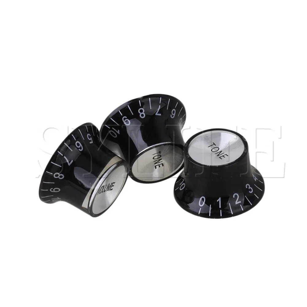 Черная ручка в форме колокольчика/набор серебряных колпачков|Детали и