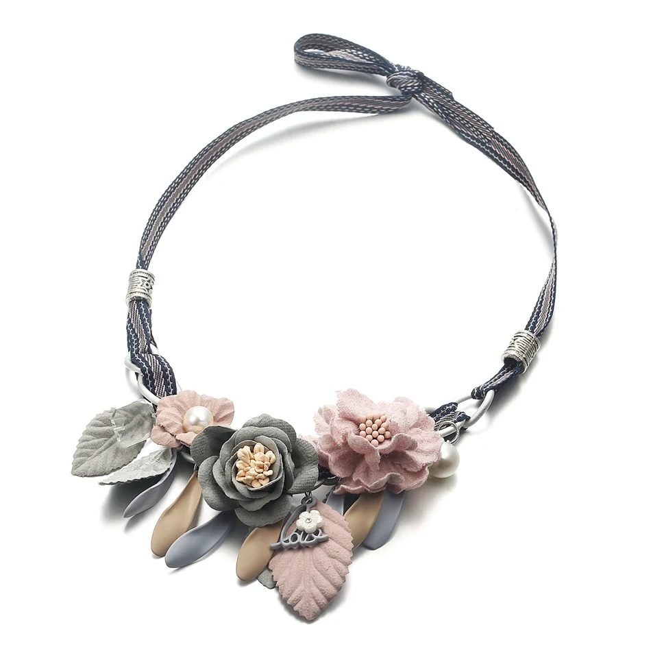 Ожерелья и подвески для женщин яркие/Цветочные/Винтажные/женские/ожерелья чокер