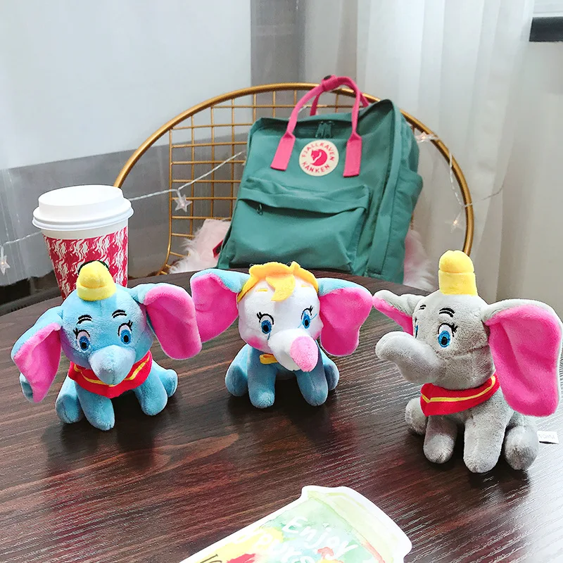2019 Симпатичные Dumbo мягкие брелки для ключей &quotЖивотные&quot chainToys маленький кулон