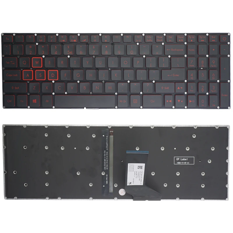 Английская клавиатура с подсветкой для ACER Nitro 5 AN515 AN515-51 N17C1 AN515-52 AN515-53 AN515-41 AN515-42