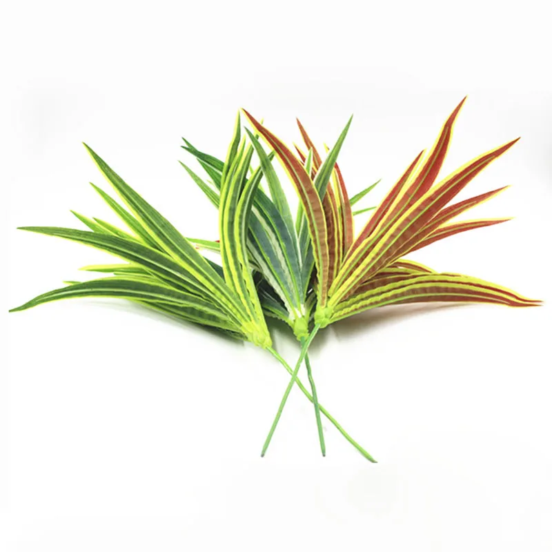 Искусственные растения 1 шт. ненастоящие цветы пластиковые хлорфитум для