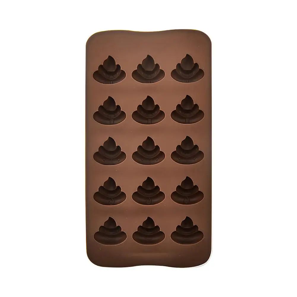 

DIY Poop Chocolate Mold Non-Sticky Super Small Cute Poop Shaped Silicone Mold Molding Tools For Mousse Fondant Chocolate Toast