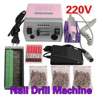 35w 35000rpm electric nail drill machine manicure pedicure files tools kit nail polisher grinding glazing machine for gel polish