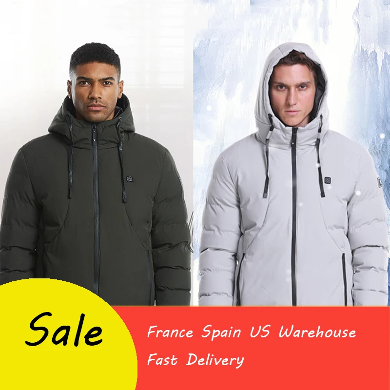 Мужская зимняя куртка weman теплая плотная с капюшоном для лыж снега пешего туризма