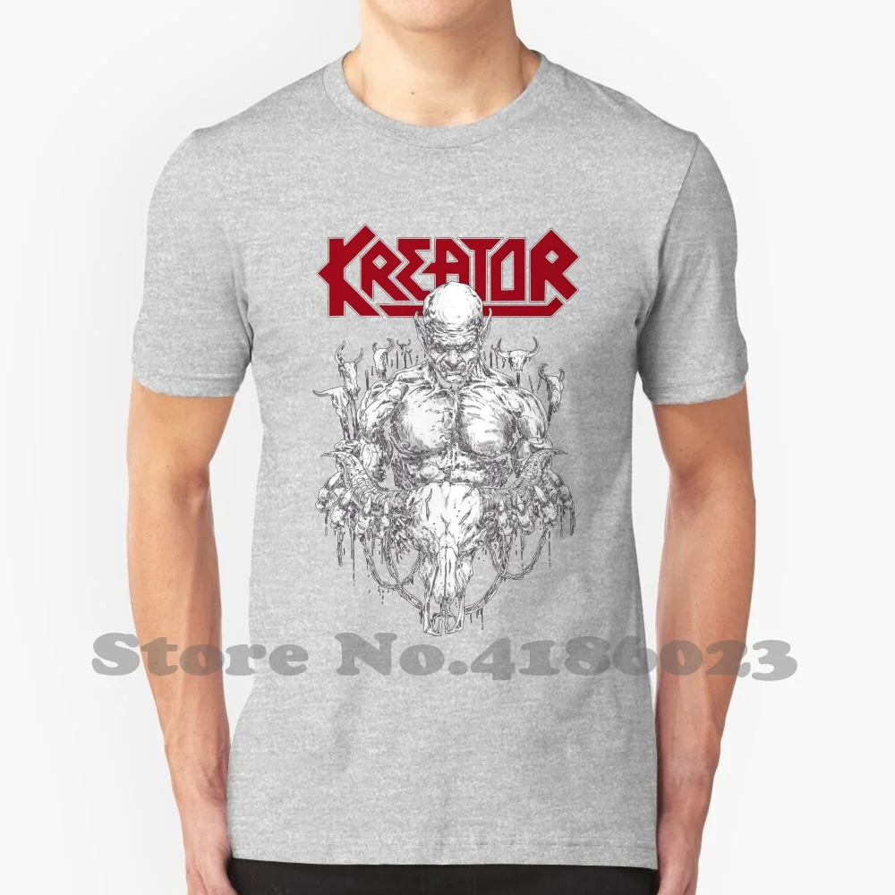 

Винтажная черно-белая футболка с рисунком группы Kreator для мужчин и женщин, Kreator Tour 2020 тысячи петроззы Юрген Рил сами
