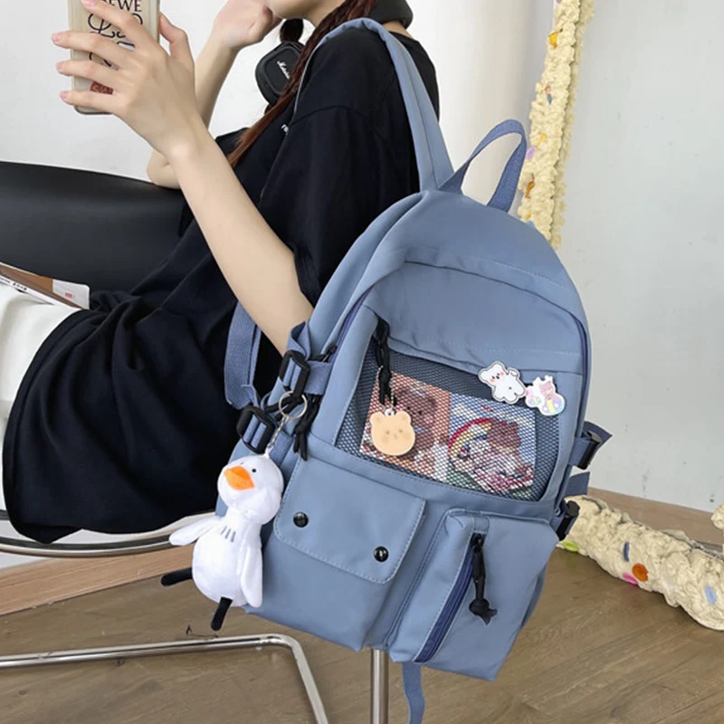 EST новый большой Ёмкость Водонепроницаемый школьный рюкзак для девочек книга