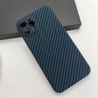 for iphone 12 pro max case pure carbon fiber camera protection cover blue black ultra thin phone case for iphone 12 mini 12 pro