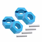 4 шт. 7 мм алюминиевый Ступица колеса WLtoys A959, шестигранная гайка с штифтом на ось для Vortex 118, запчасти для внедорожников