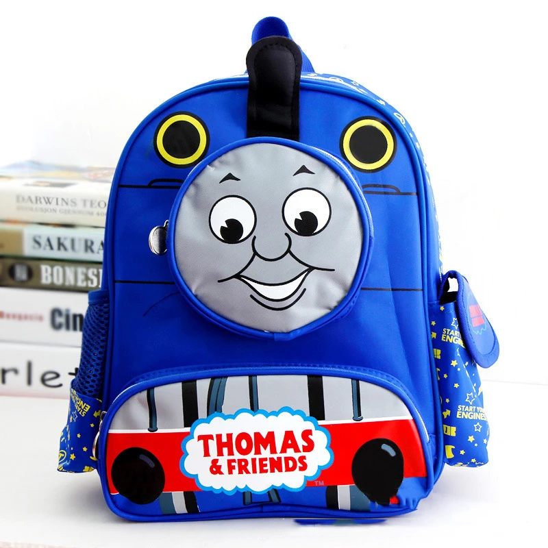

Thomas and Friends Cartoon School Bag Thomas Children Kindergarten Boys Girls Backpack Cartoon Train Blocks Storage