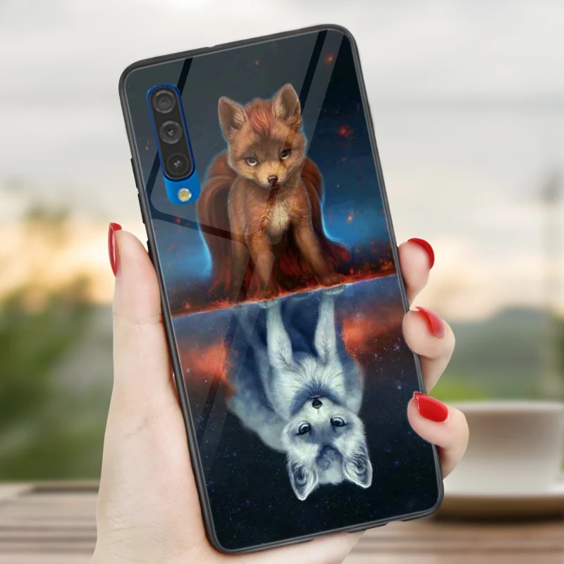 Для samsung Galaxy A10 A20 A30 A40 A50 A70 A3 A5 A7 A6 A8 A9 плюс чехол Обложка яркая для глянцевый чехол