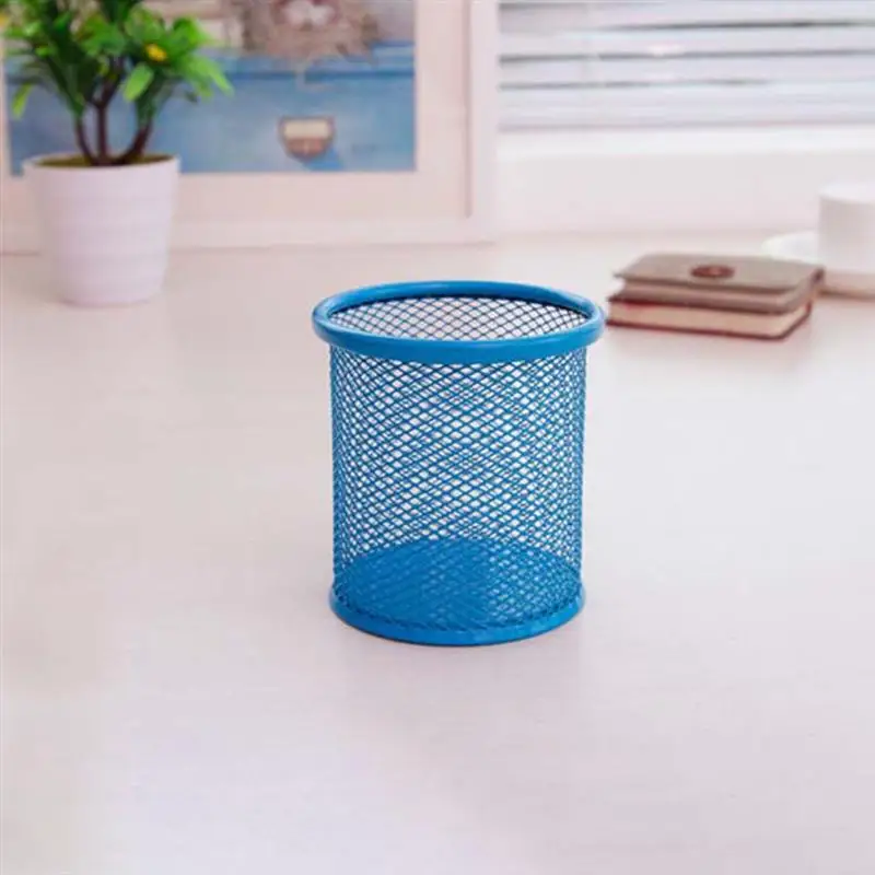 

1 Set 3Pcs Desktop Storage Boxes Square Metal Pen Holders (Random Color)