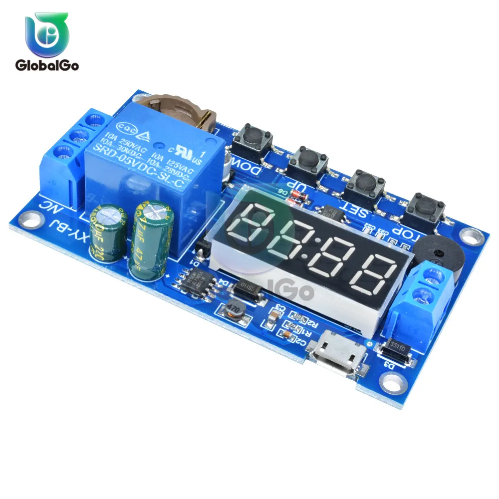 Релейный светодиодный с цифровым светодиодным индикатором в режиме реального