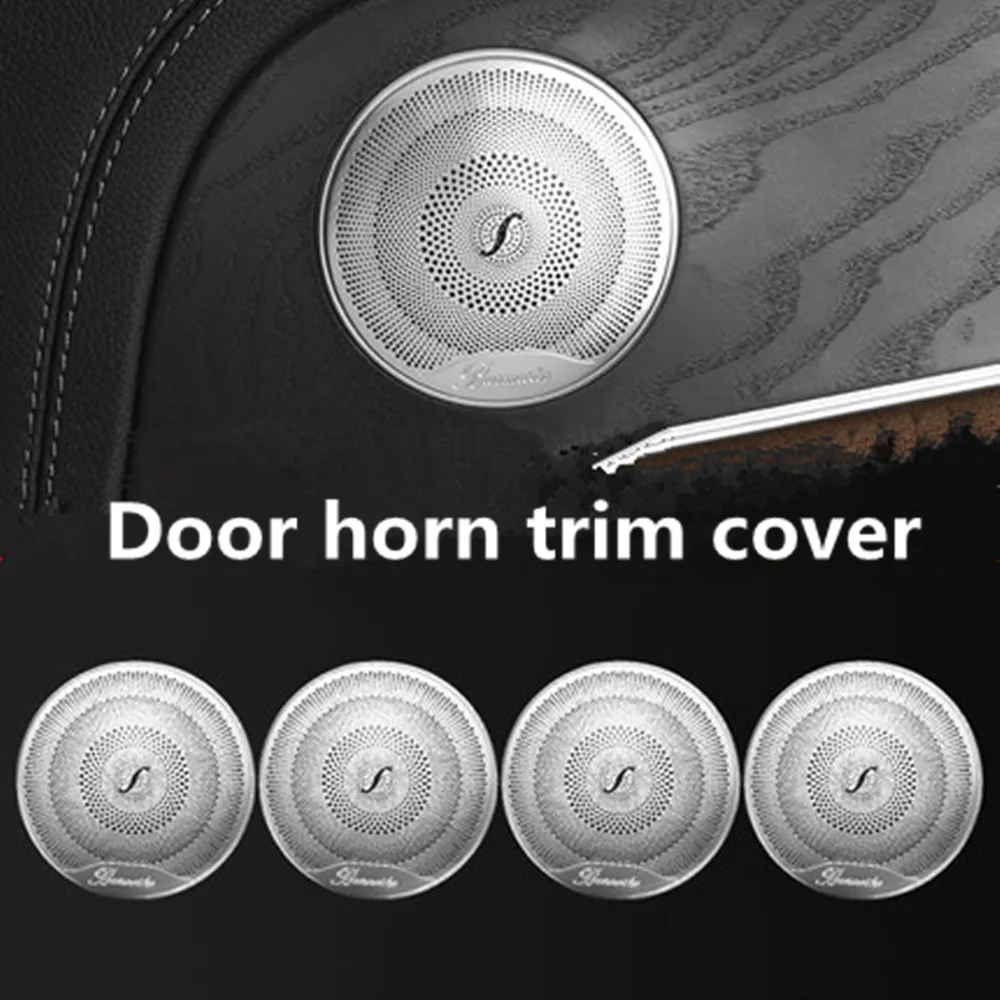 Крышка автомобильного динамика отделка двери Громкая крышка для Mercedes Benz E/C/GLC Class