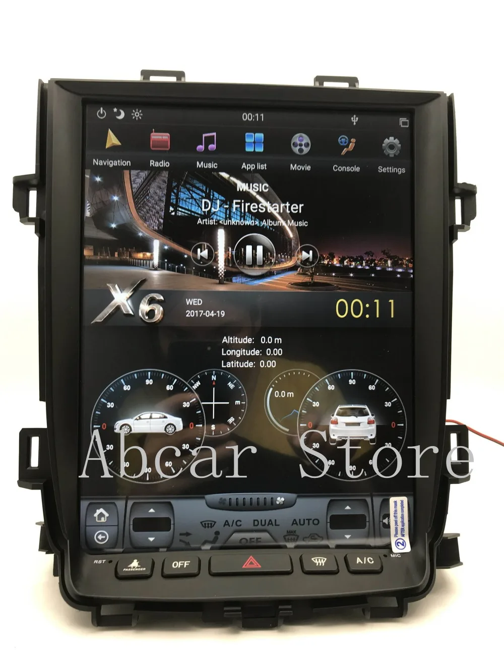 Tesla стиль Android 8,1 автомобильный dvd-плеер gps навигация для Toyota alphard Vellfire 20 серии 2007- PX6 радио CARPLAY HDMI