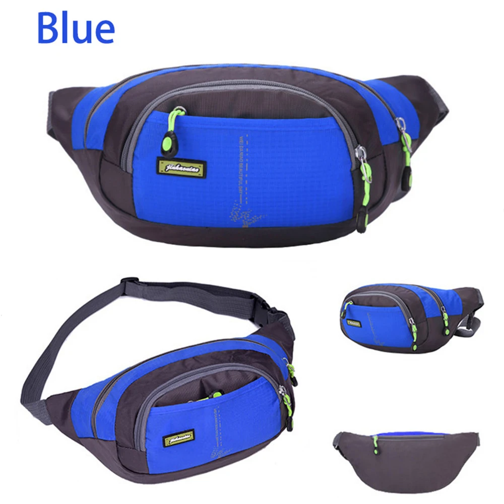 Уличные сумки для бега поясной ремень большой емкости водонепроницаемый нейлон