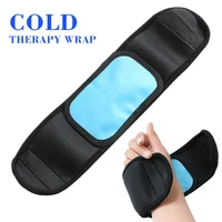 cold therapy wrap gel ice pack strap for knee ankle arch pain relief sports injuries minor burns joint pain