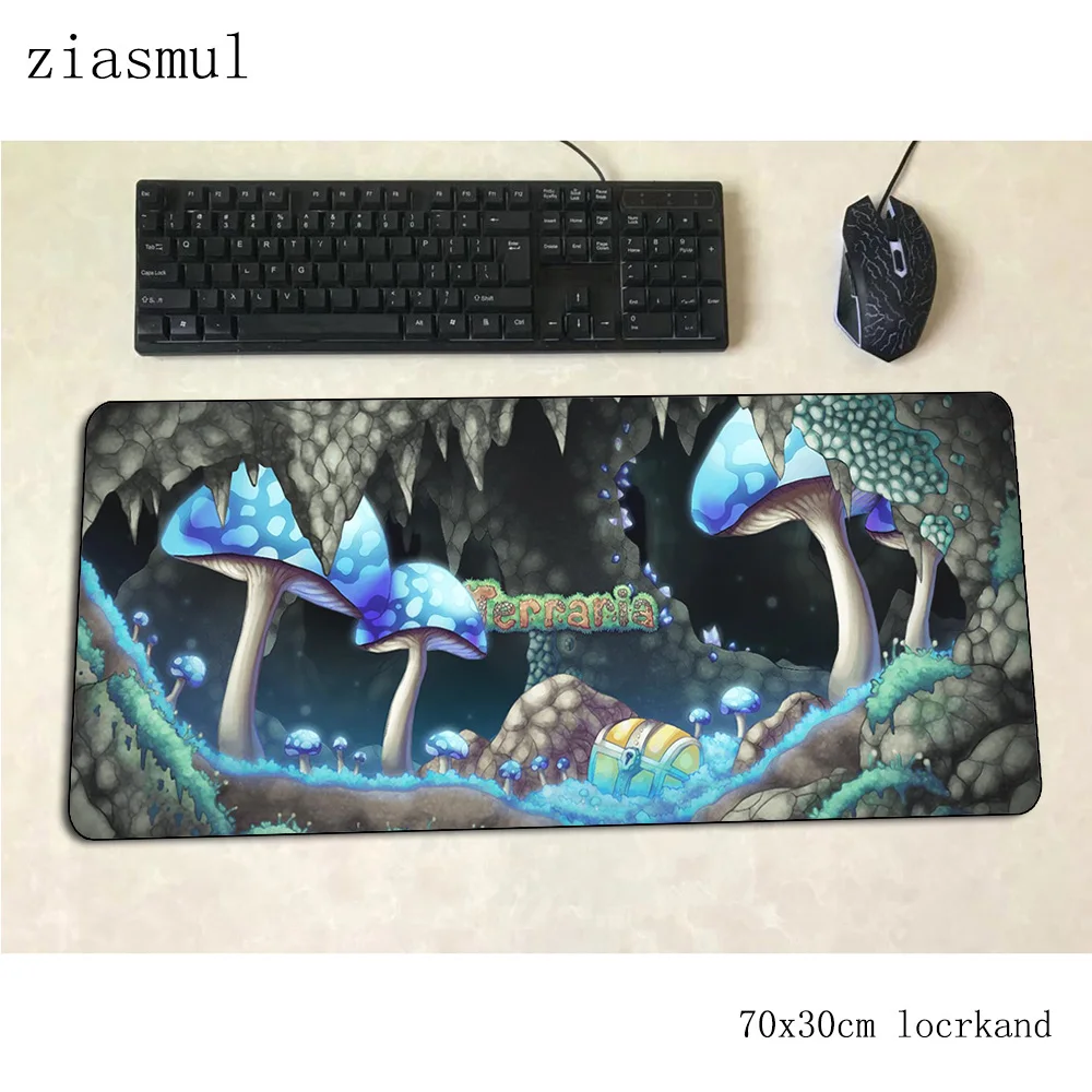 terraria mouse pad 70x30cm gaming mousepad Boy Gift office notbook desk mat cool Kawaii padmouse games pc gamer mats