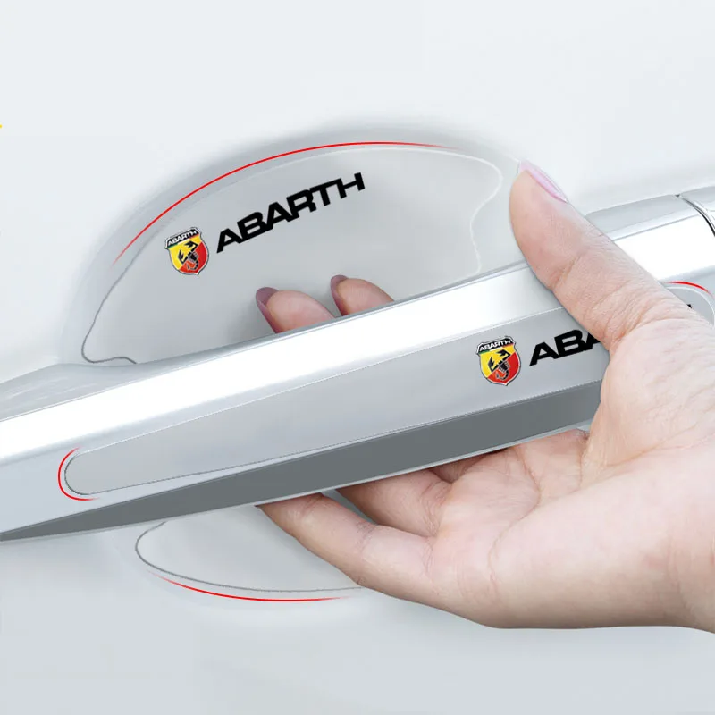 Наклейка на дверную ручку автомобиля прозрачная защитная пленка для Citroen C1 C2 C3 C4 C5