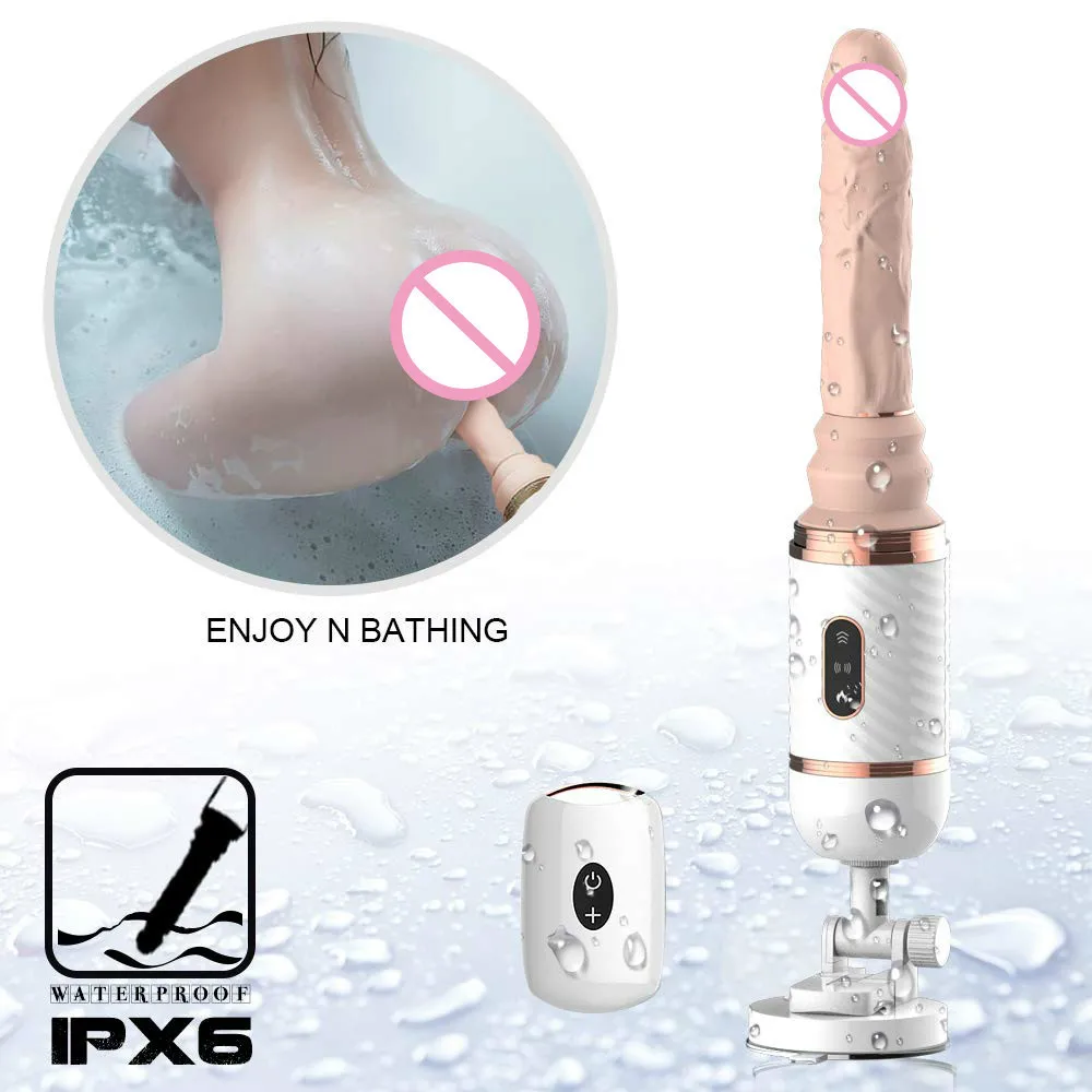 Автоматический телескопический фаллоимитатор вибраторы для женщин мастурбация