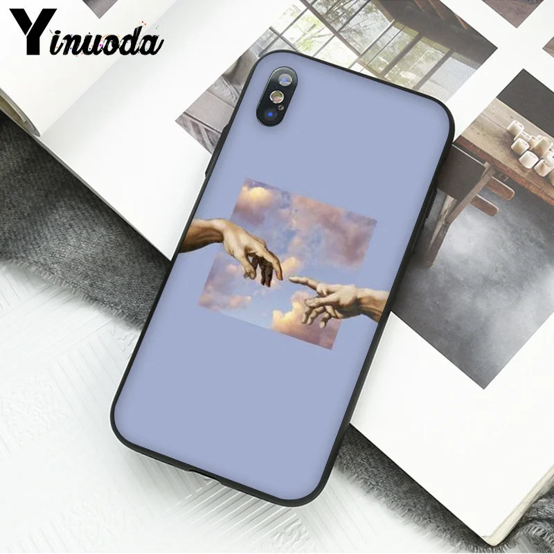 Yinuoda Renaissance angels Cupid эстетика телефон аксессуары чехол для Apple iPhone 8 7 6 6S Plus X XS MAX 5 5S SE XR сотовые телефоны